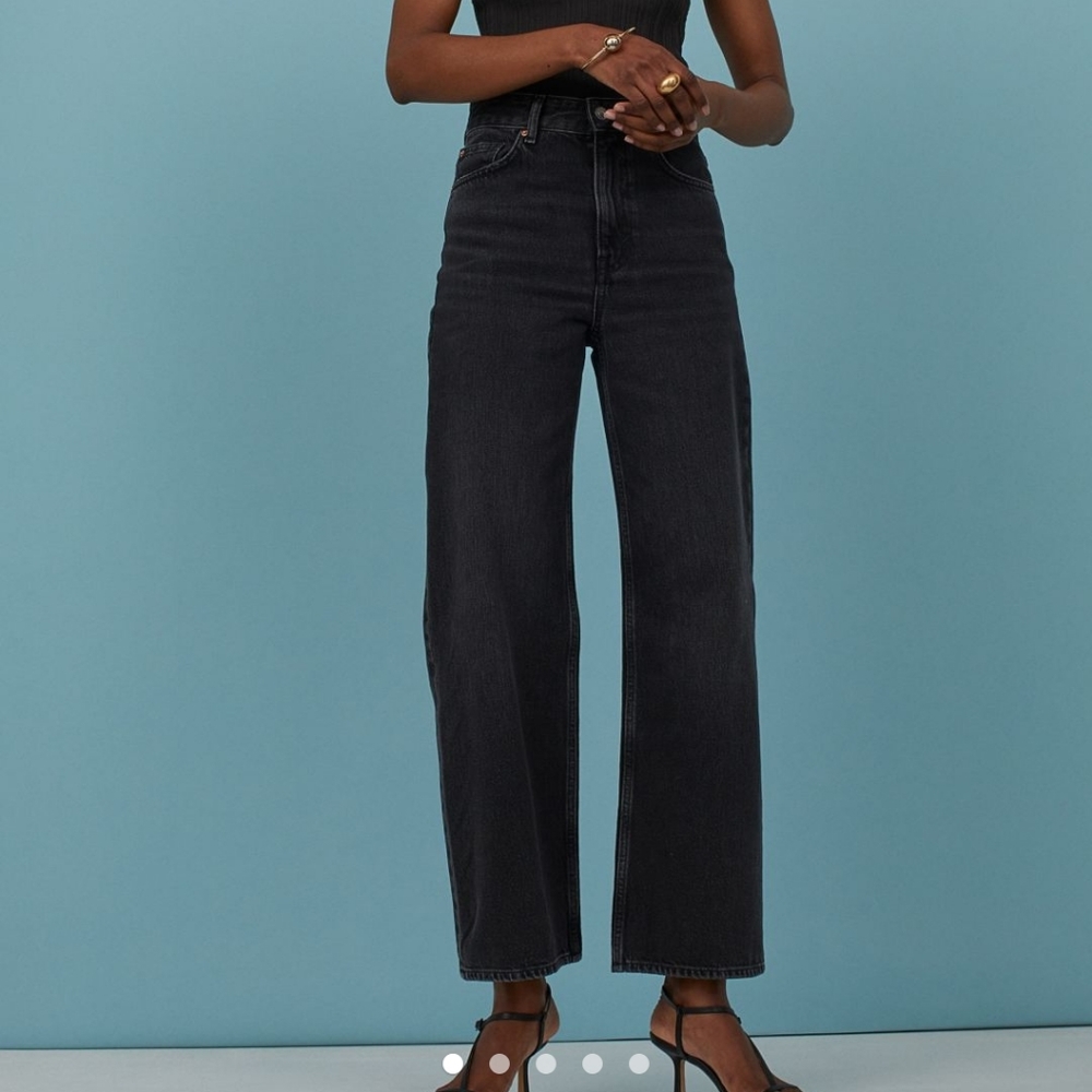 NWOT H&M High Waist Wide Leg Jean
